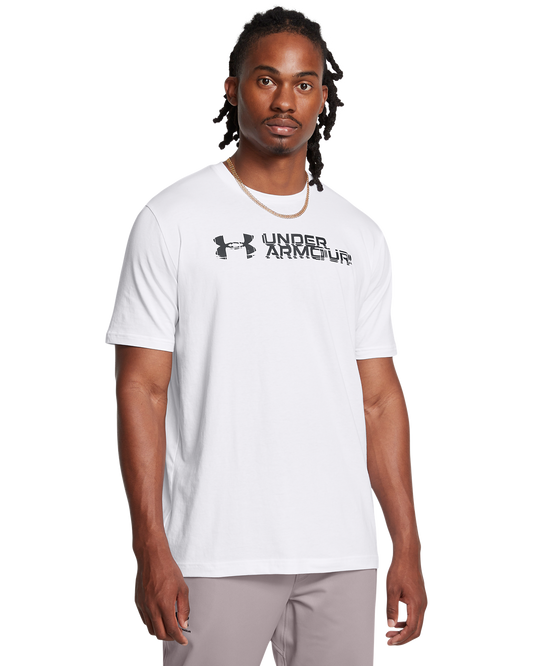 Men's UA Sliced Wordmark Short Sleeve