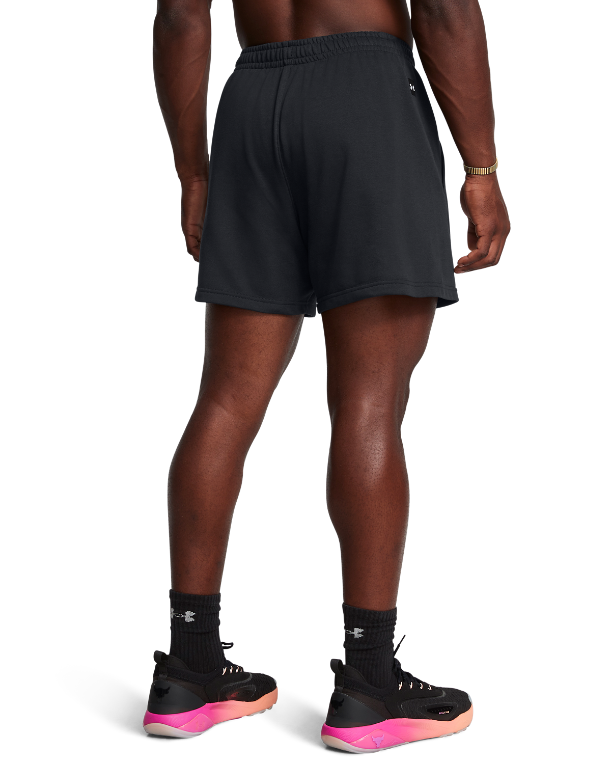 Men's Project Rock Terry Fleece Badge Of Honor Shorts