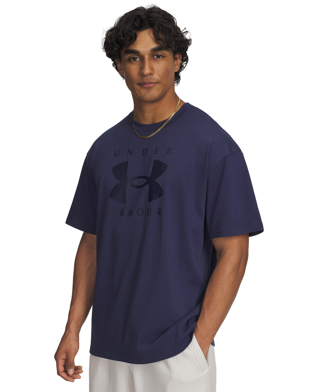 Men's UA Heavyweight Oversized Branded Short Sleeve