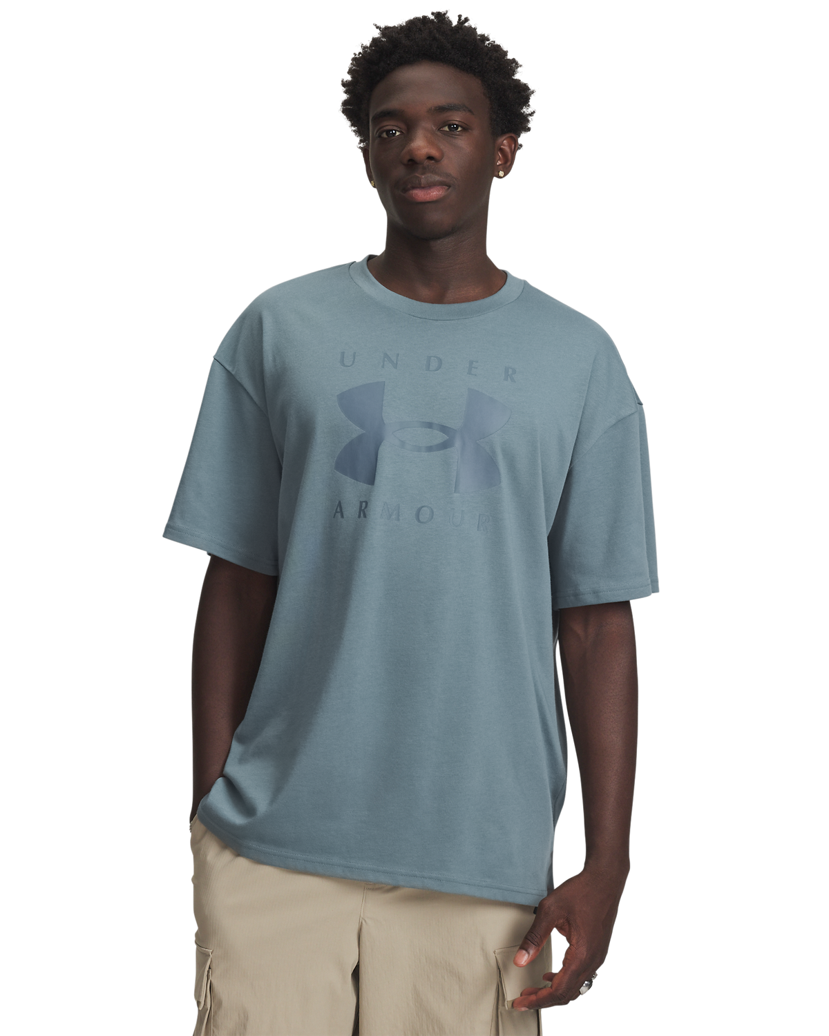 Men's UA Heavyweight Oversized Branded Short Sleeve