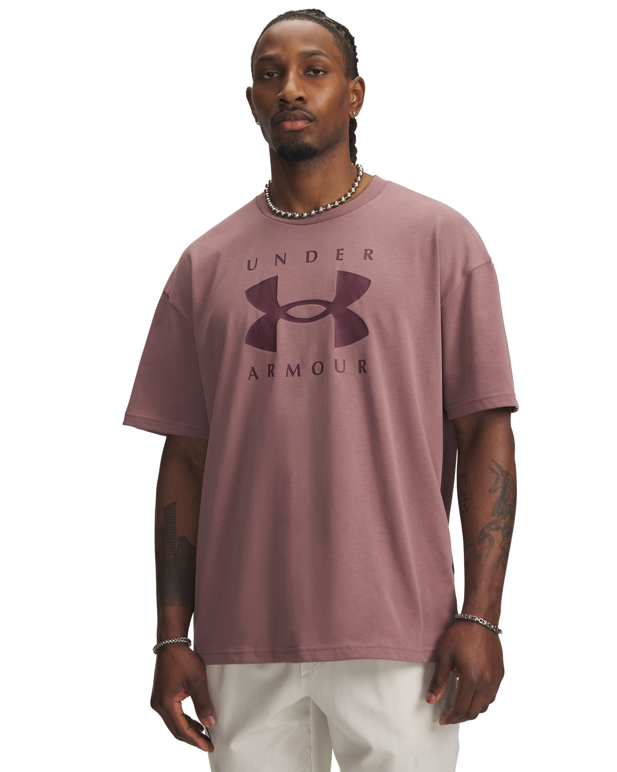 Men's UA Heavyweight Oversized Branded Short Sleeve