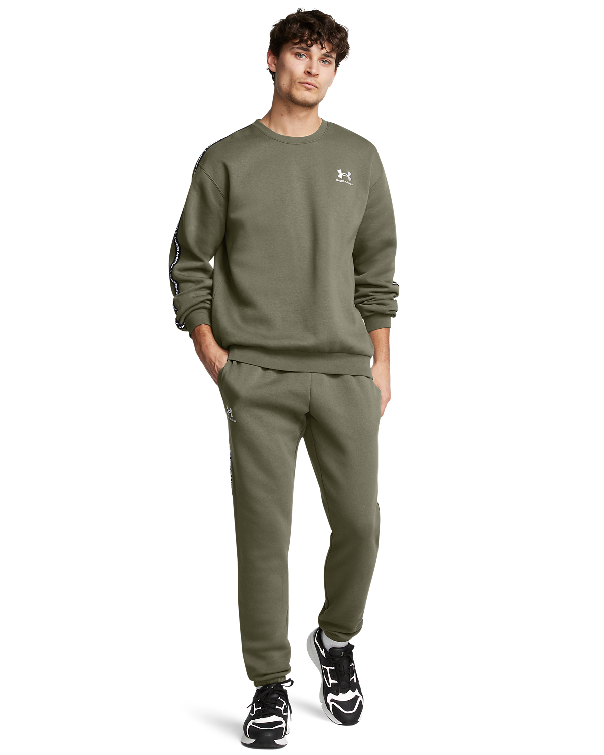 Men's UA Icon Fleece Taping Crew