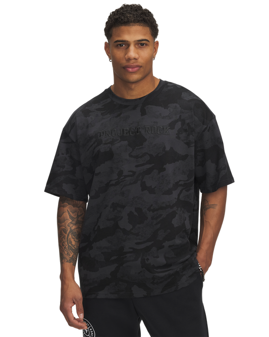 Men's Project Rock Heavyweight Printed Short Sleeve