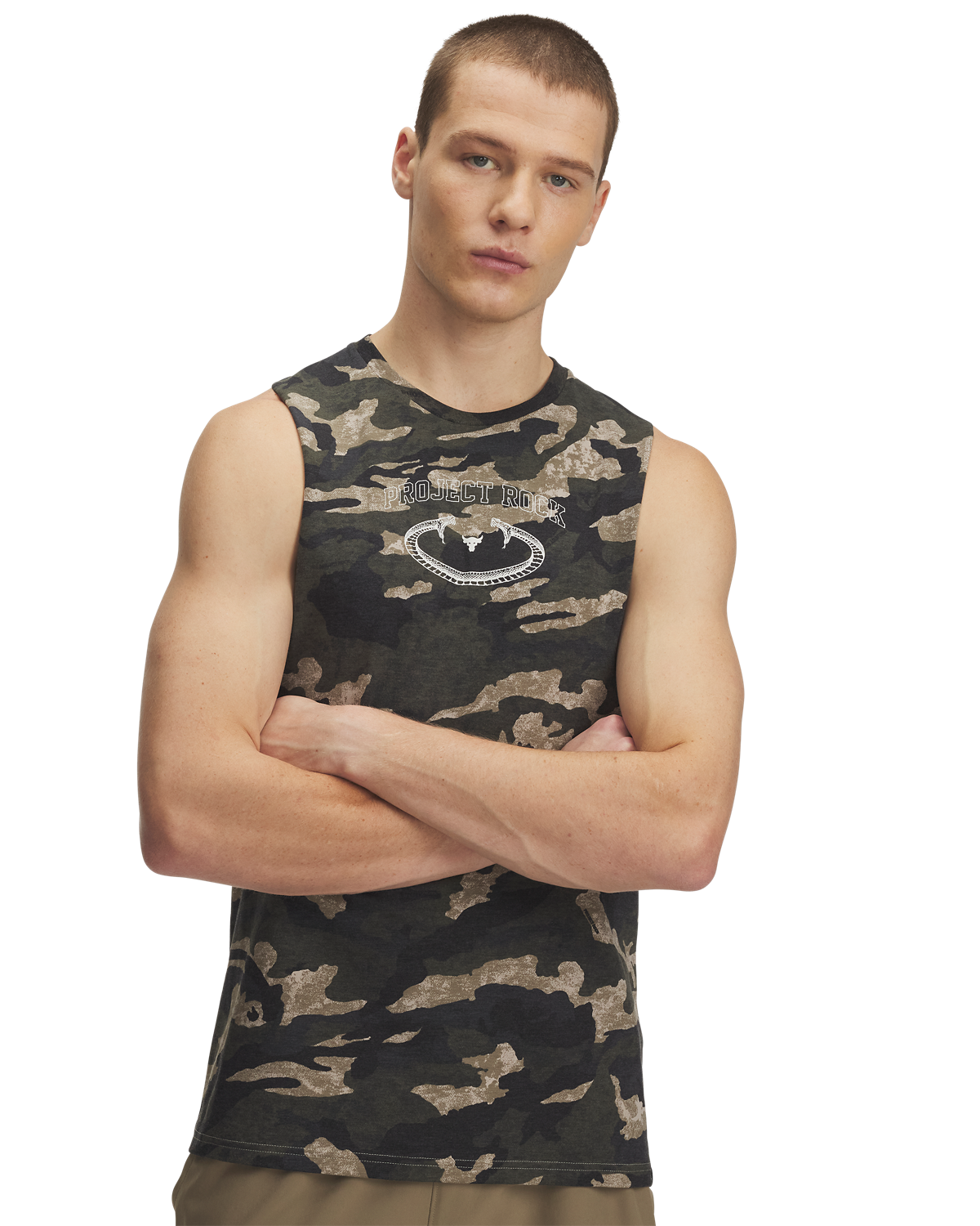 Men's Project Rock Camo Tank