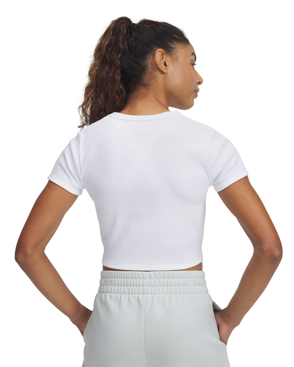 Women's UA Rival Rib Baby T-Shirt