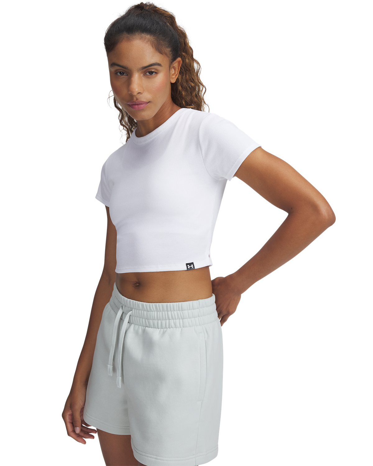 Women's UA Rival Rib Baby T-Shirt