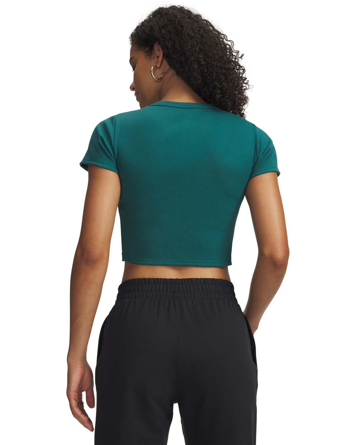 Women's UA Rival Rib Baby T-Shirt Short Sleeve