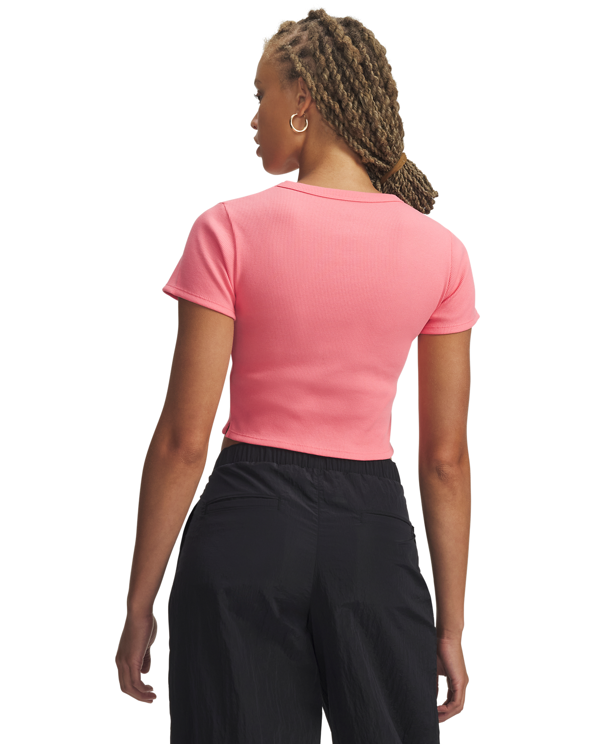 Women's UA Rival Rib Baby T-Shirt Short Sleeve