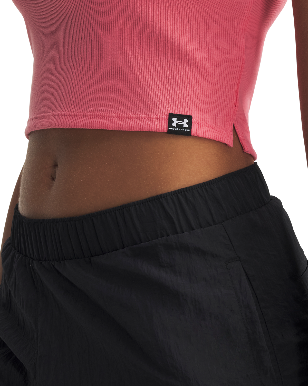Women's UA Rival Rib Baby T-Shirt Short Sleeve