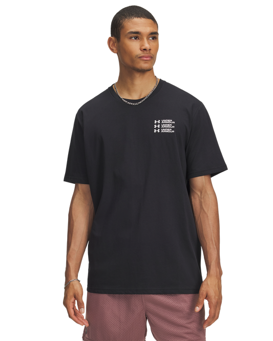 Men's UA Triple Stack Left Chest Logo Short Sleeve
