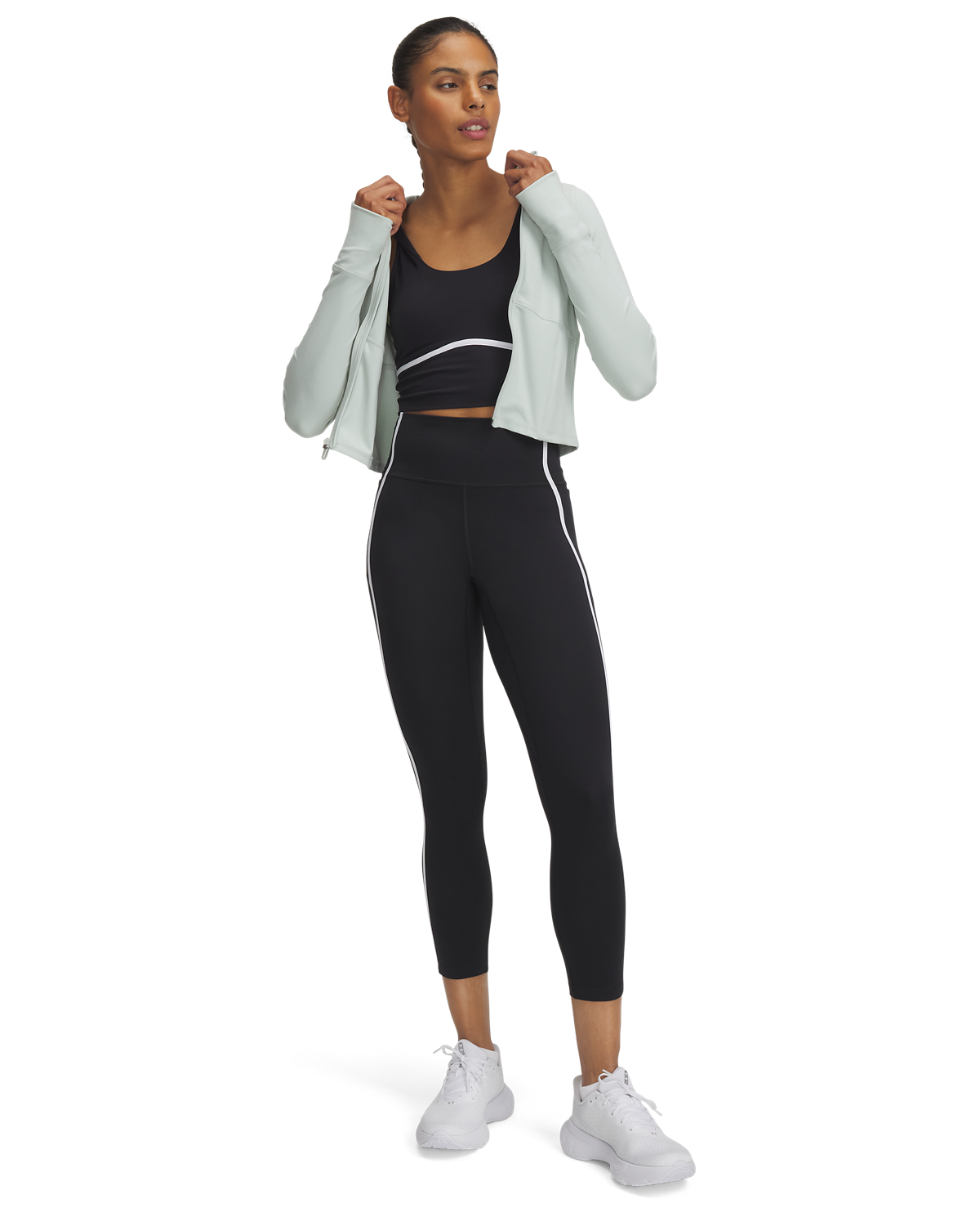 Women's UA Meridian Piped Ankle Leggings