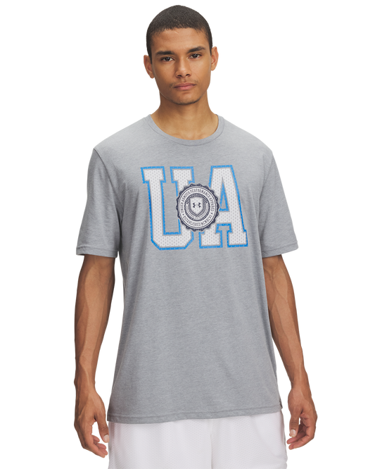 Men's UA College Crest Logo Short Sleeve