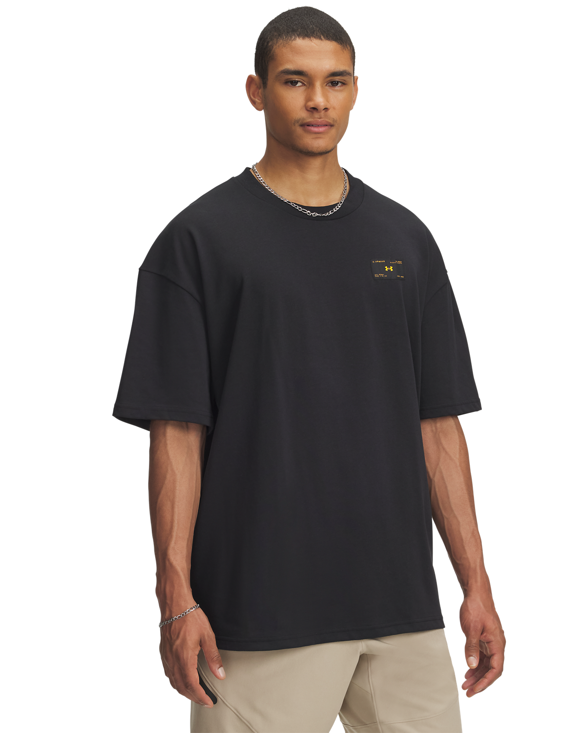 Men's UA Heavyweight Woven Label Short Sleeve