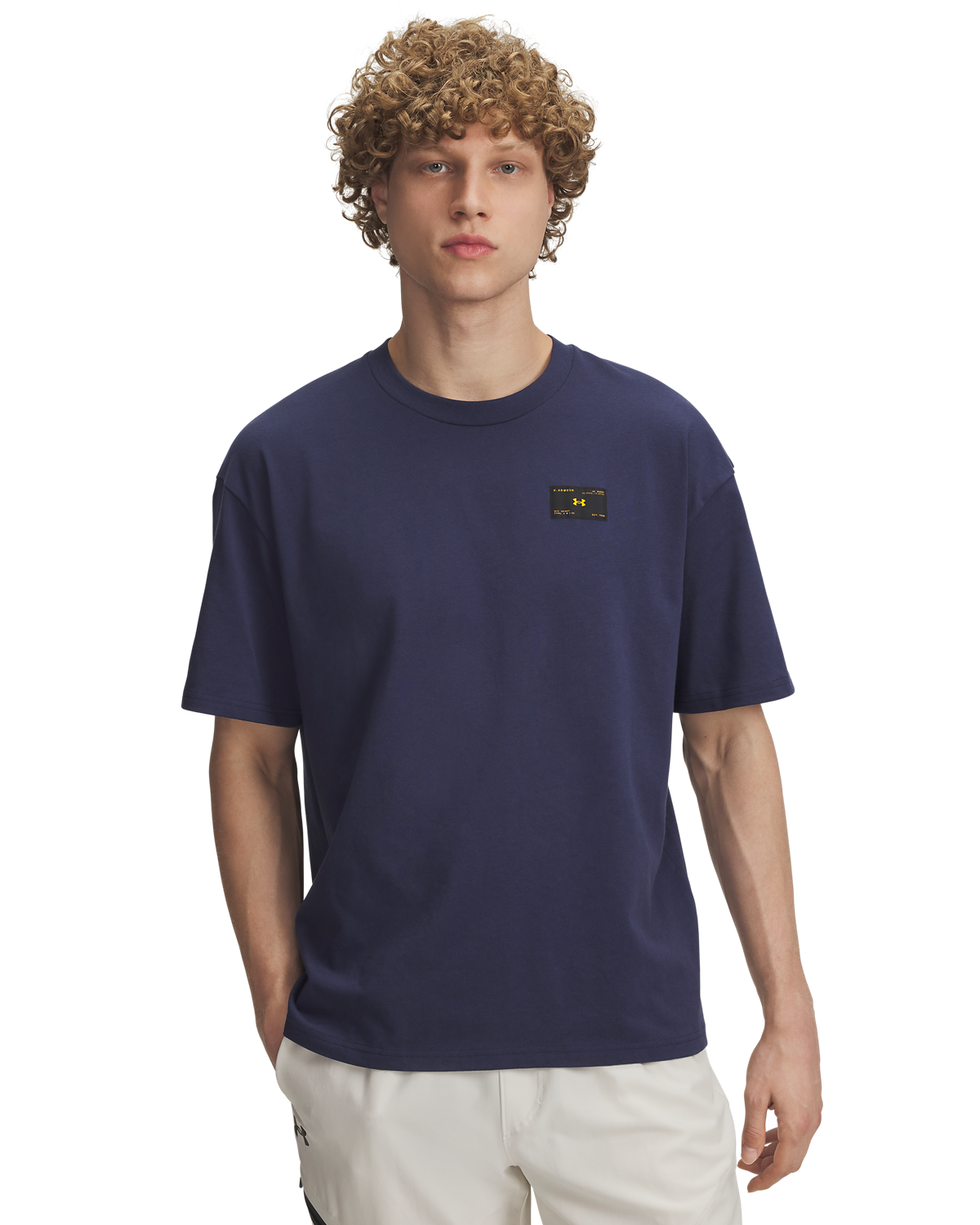 Men's UA Heavyweight Woven Label Short Sleeve