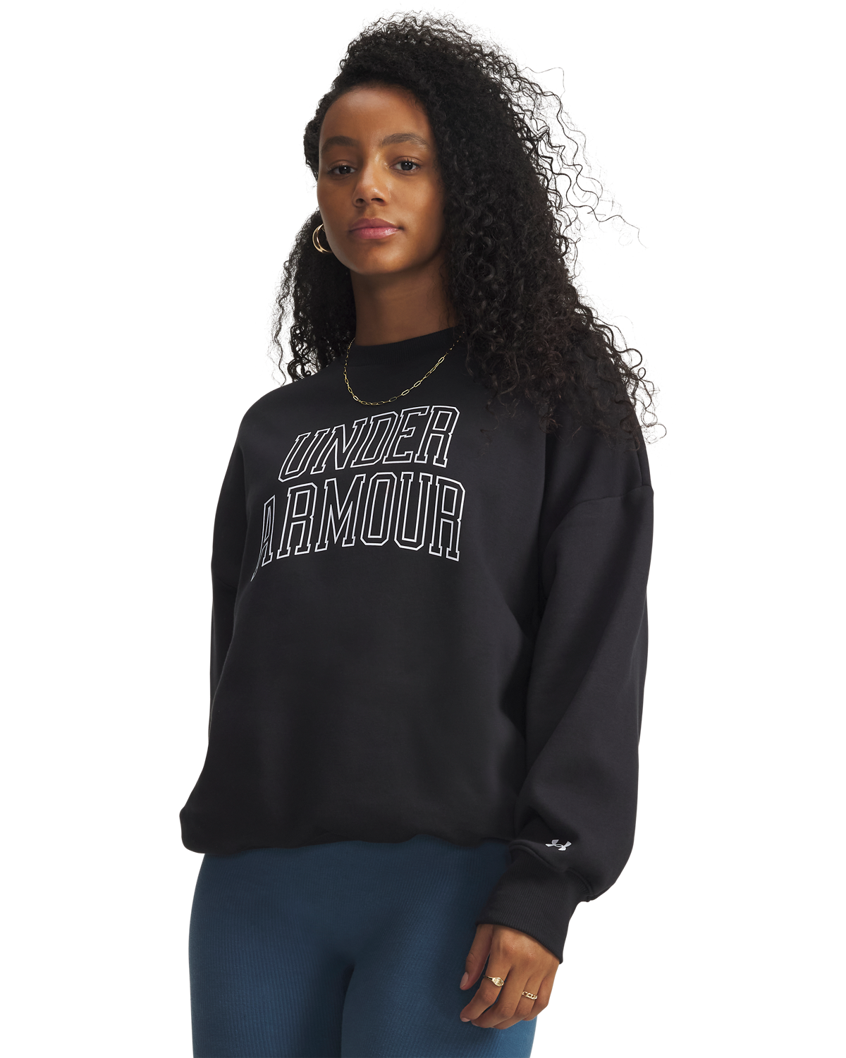 Women's UA Rival Fleece Varsity Oversized Crew