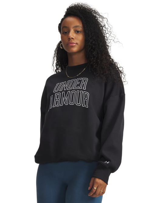 Women's UA Rival Fleece Varsity Oversized Crew