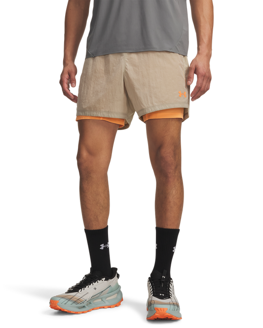 Men's UA Trail Run Lined Shorts