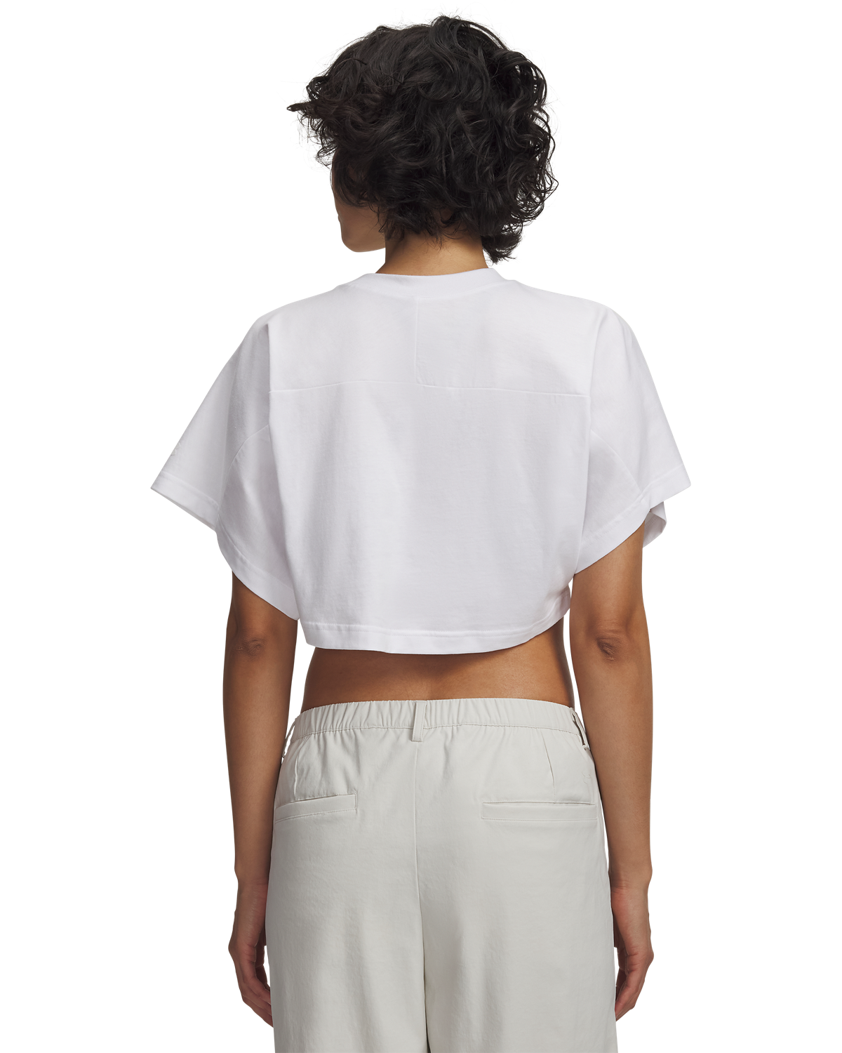 Women's UA Cropped Script Short Sleeve