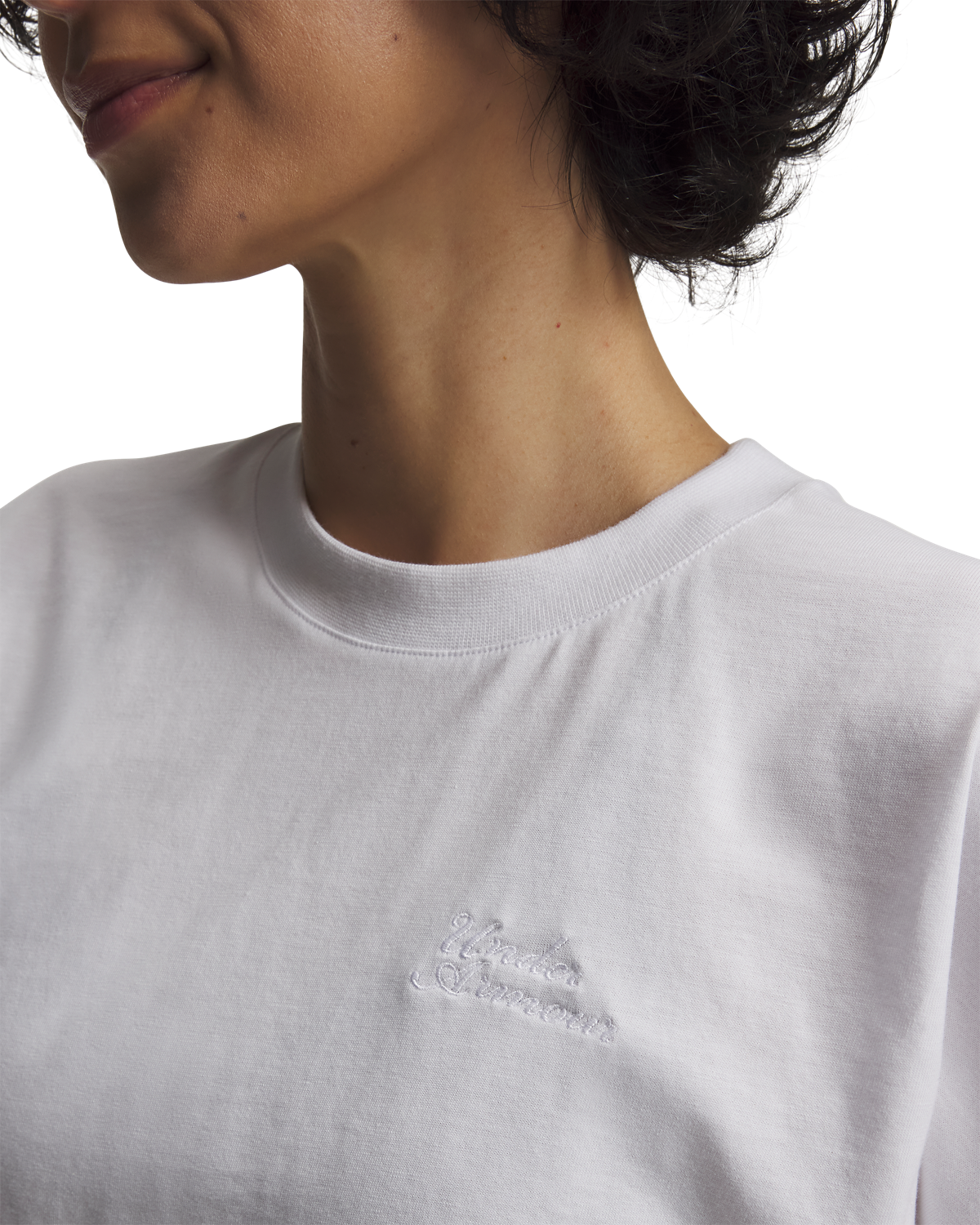 Women's UA Cropped Script Short Sleeve