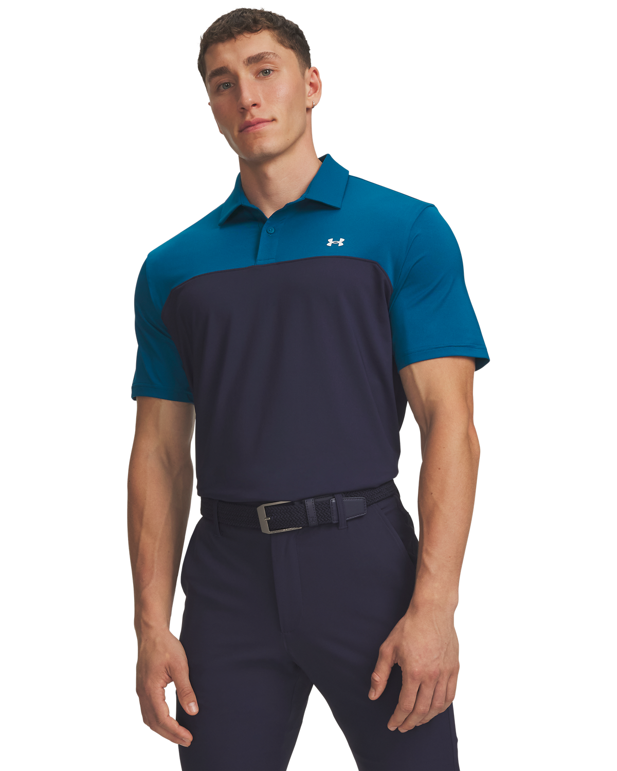 Men's UA Tee To Green Colorblock Polo