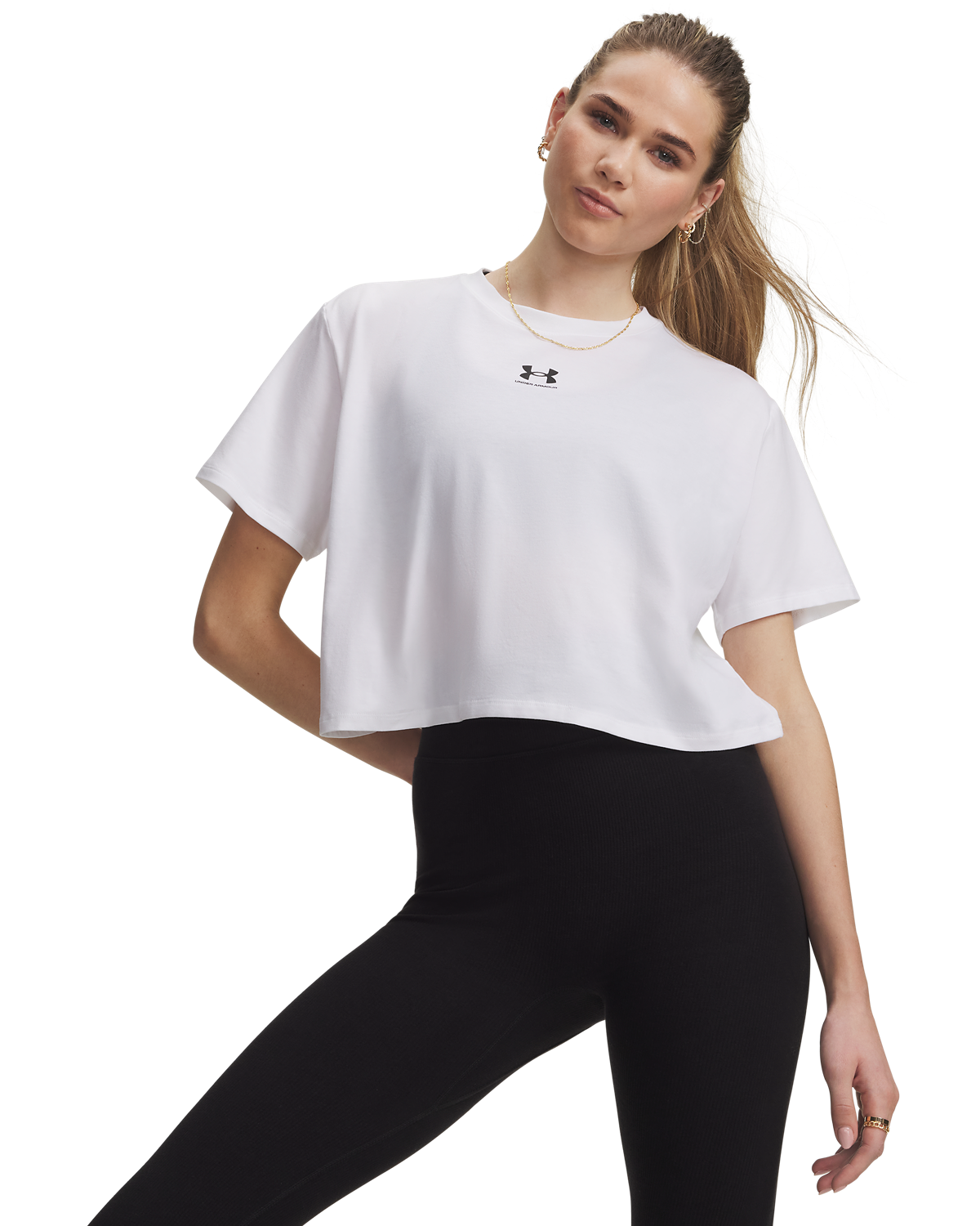 Women's UA Rival Boxy Tee Solid