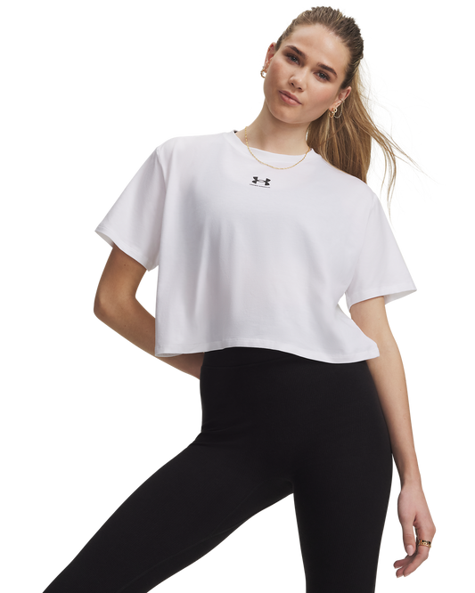 Women's UA Rival Boxy Tee Solid