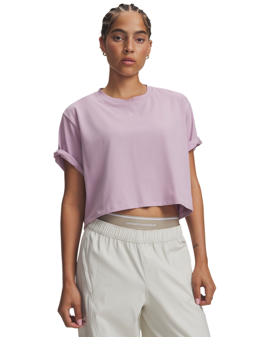 Women's UA Rival Boxy Tee Solid