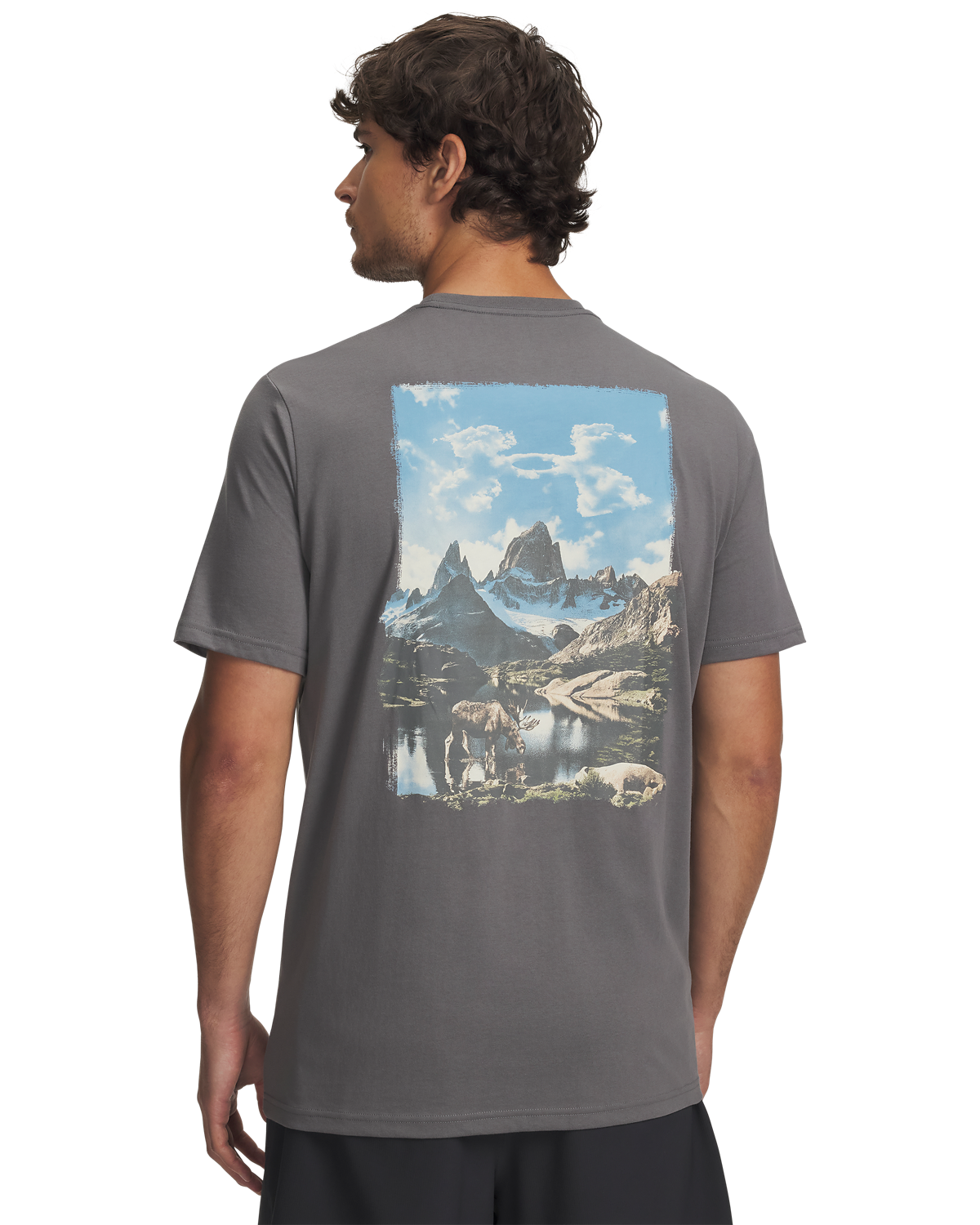 Men's UA Mountain Photoreal Short Sleeve