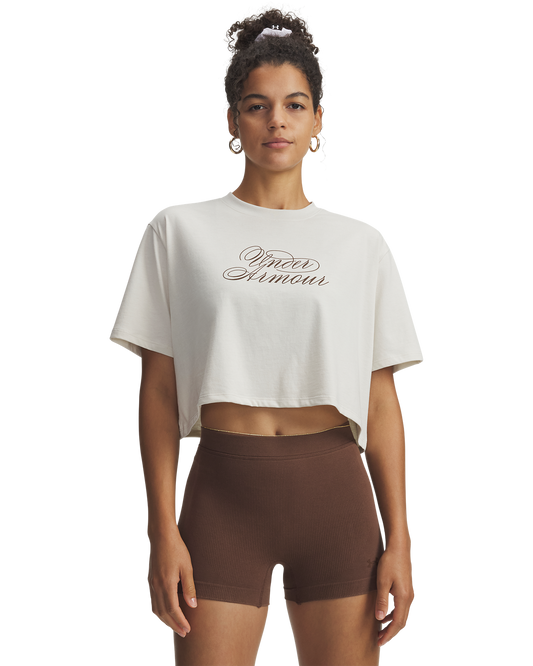 Women's UA Script Heart Short Sleeve