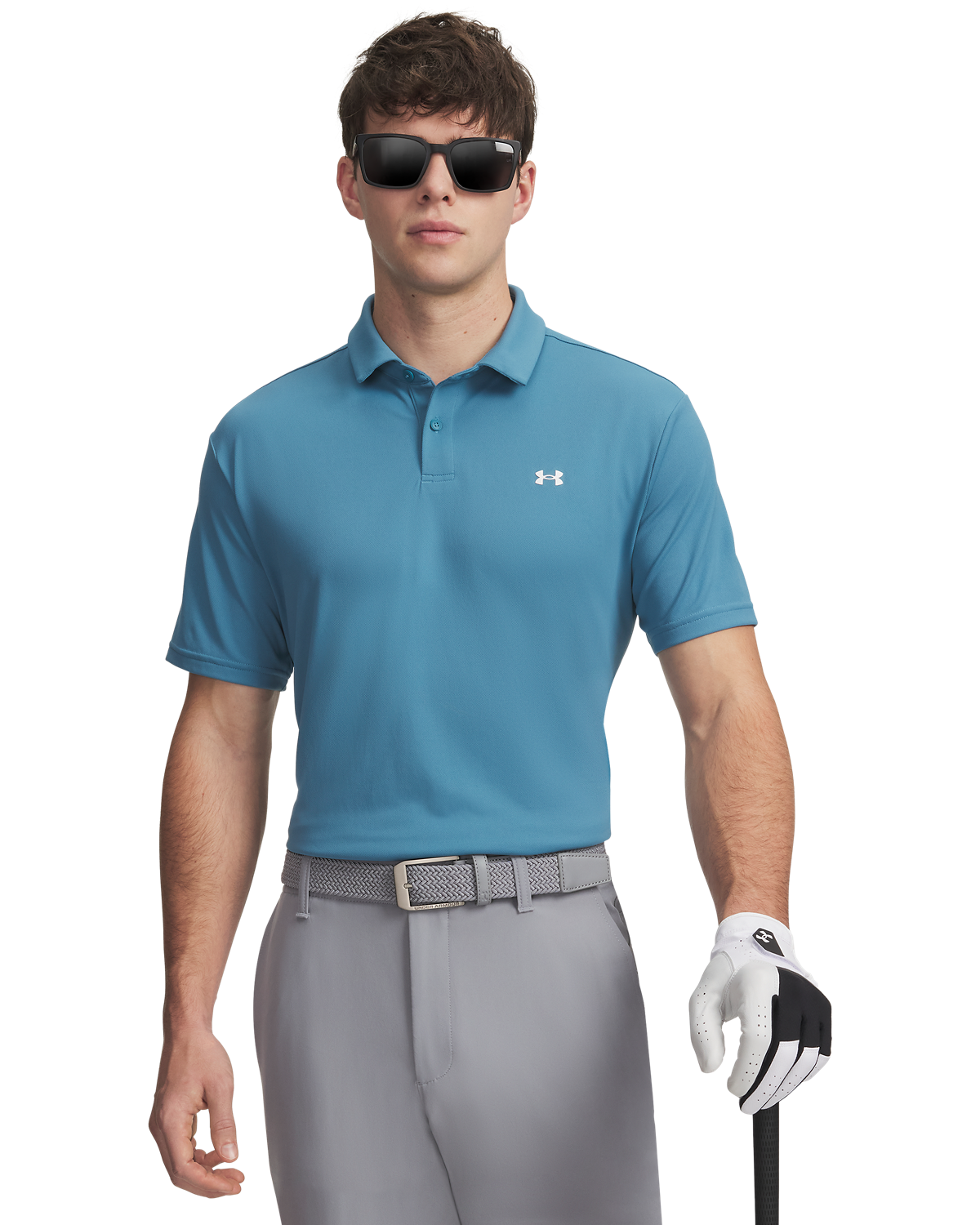 Men's UA Tee To Green Pique Polo