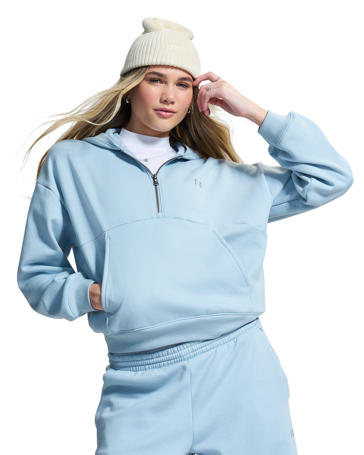 Women's UA Icon Fleece Half Zip Hoodie