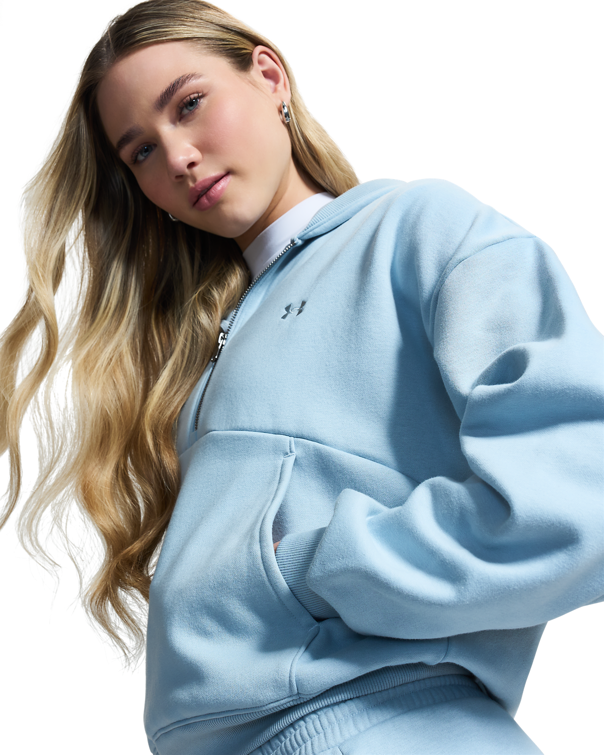 Women's UA Icon Fleece Half Zip Hoodie