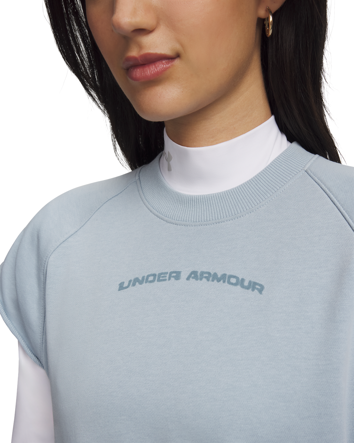 Women's UA Icon Wordmark Cut Off Short-Sleeve