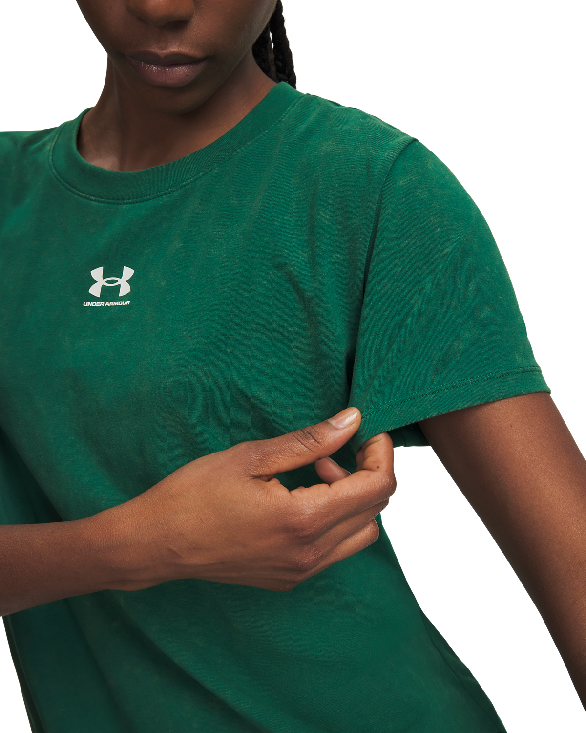 Women's UA Rival Cotton Wash Short-Sleeve