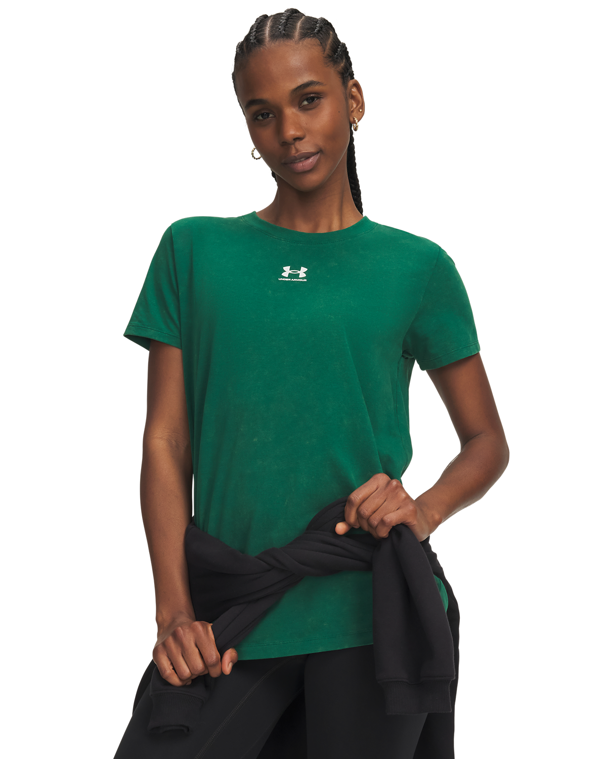 Women's UA Rival Cotton Wash Short-Sleeve