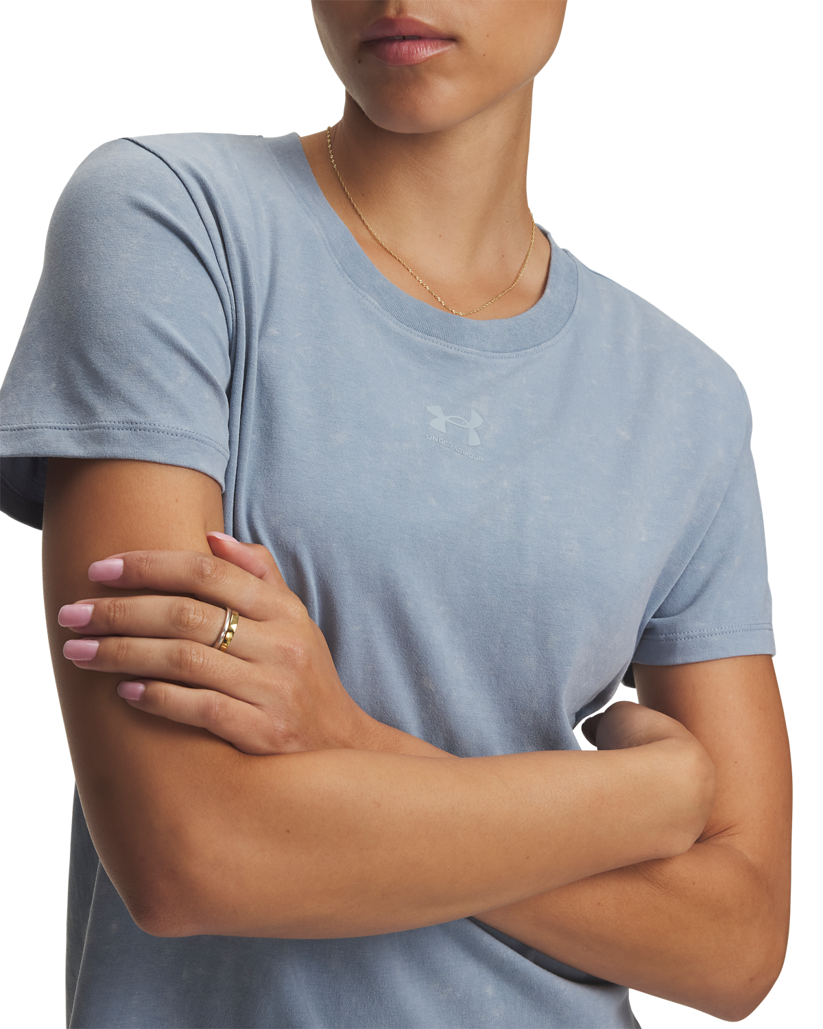 Women's UA Rival Cotton Wash Short-Sleeve