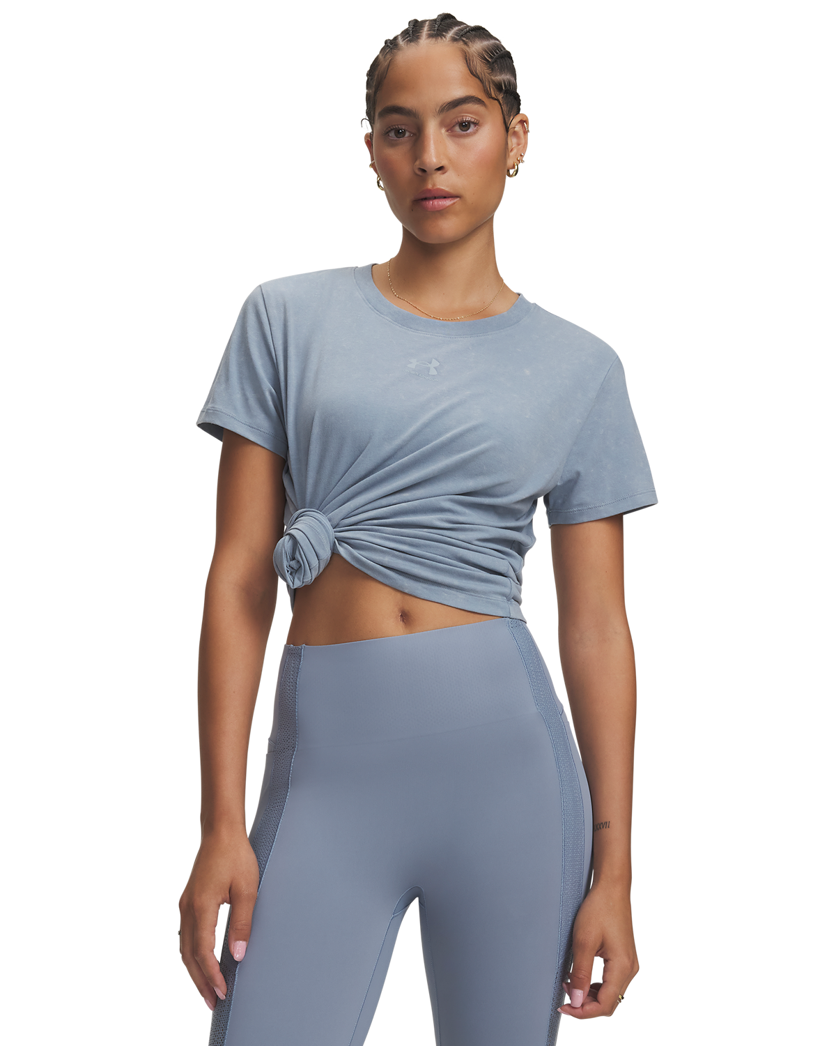 Women's UA Rival Cotton Wash Short-Sleeve