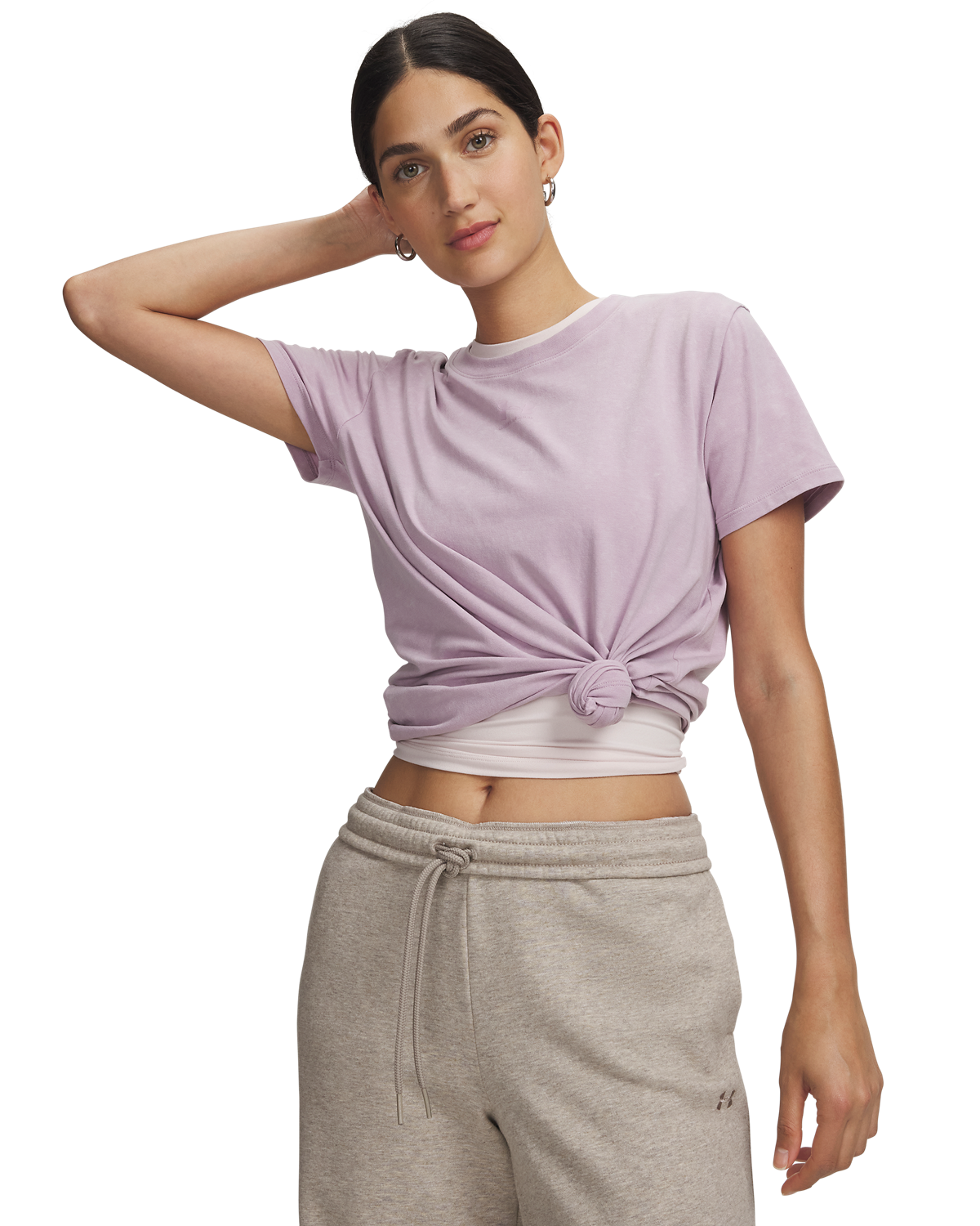 Women's UA Rival Cotton Wash Short-Sleeve