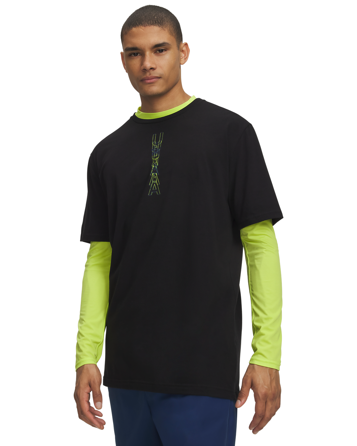 Men's UA 60/40S Blur Short-Sleeve