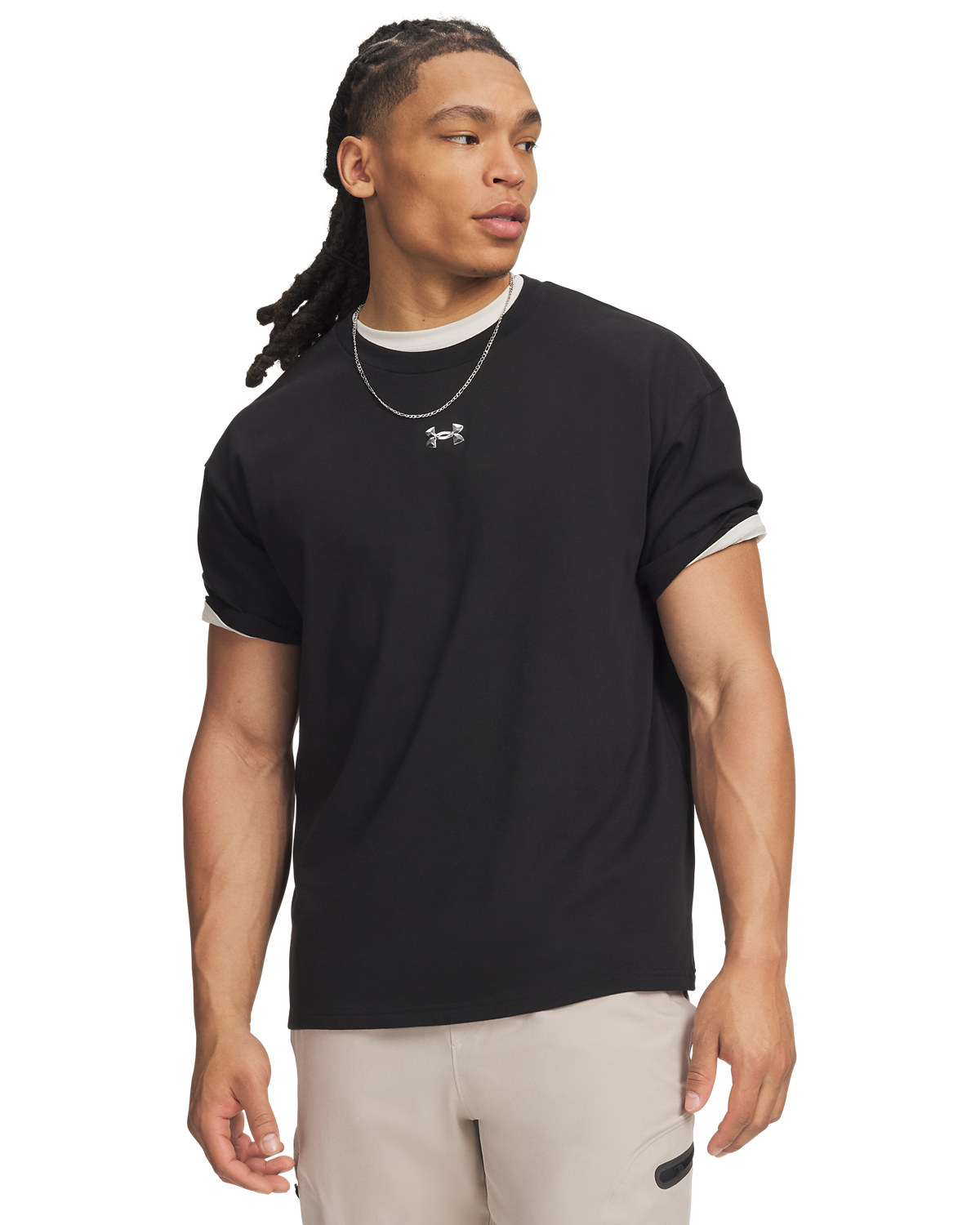 Men's UA Heavyweight Metal Logo Short-Sleeve