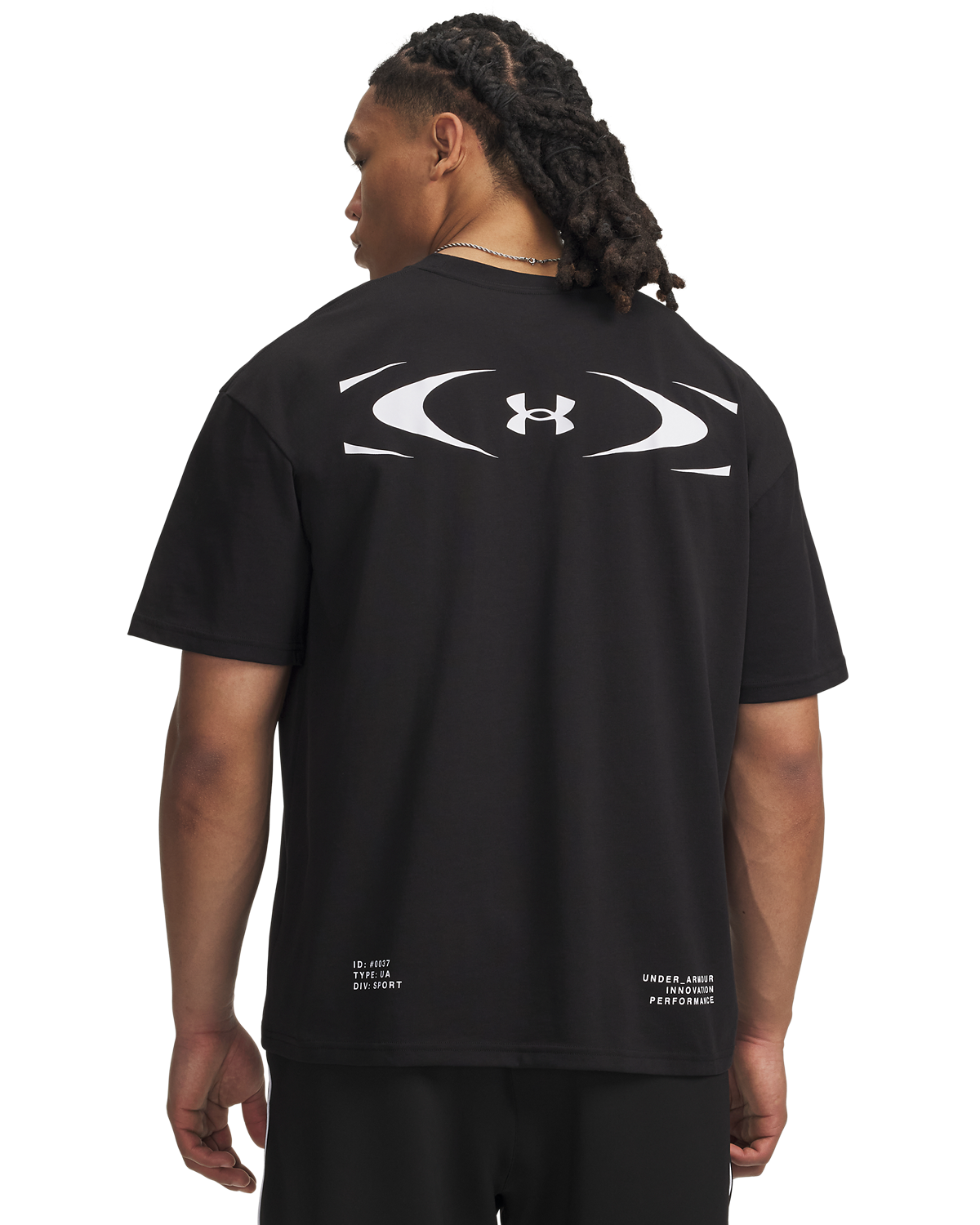 Men's UA Heavyweight Echo Logo OS Short-Sleeve