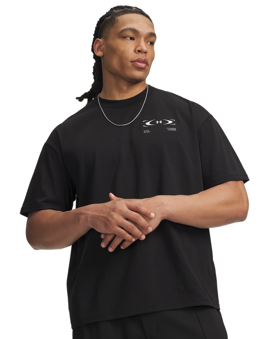Men's UA Heavyweight Echo Logo OS Short-Sleeve