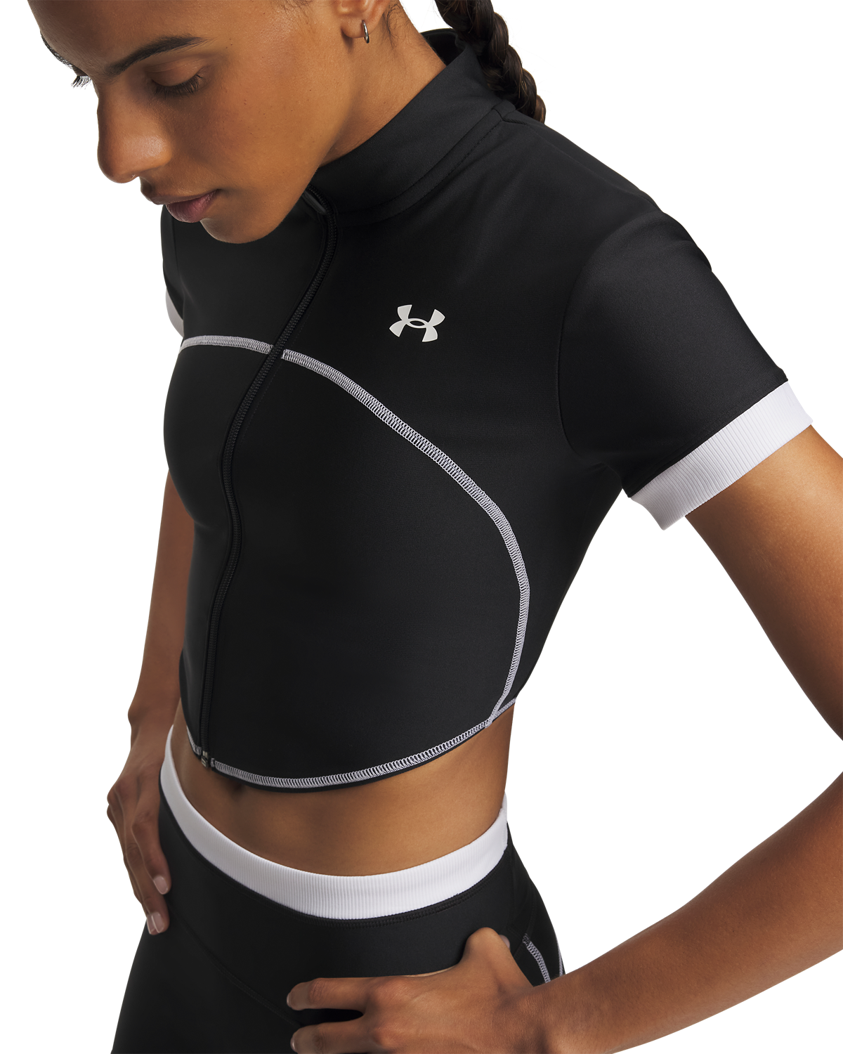 Women's UA Heatgear Novelty Short-Sleeve Full Zip