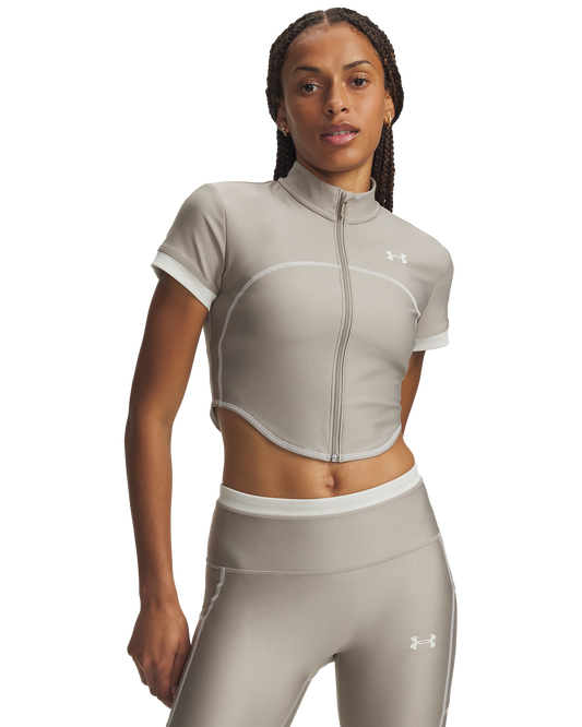 Women's UA Heatgear Novelty Short-Sleeve Full Zip
