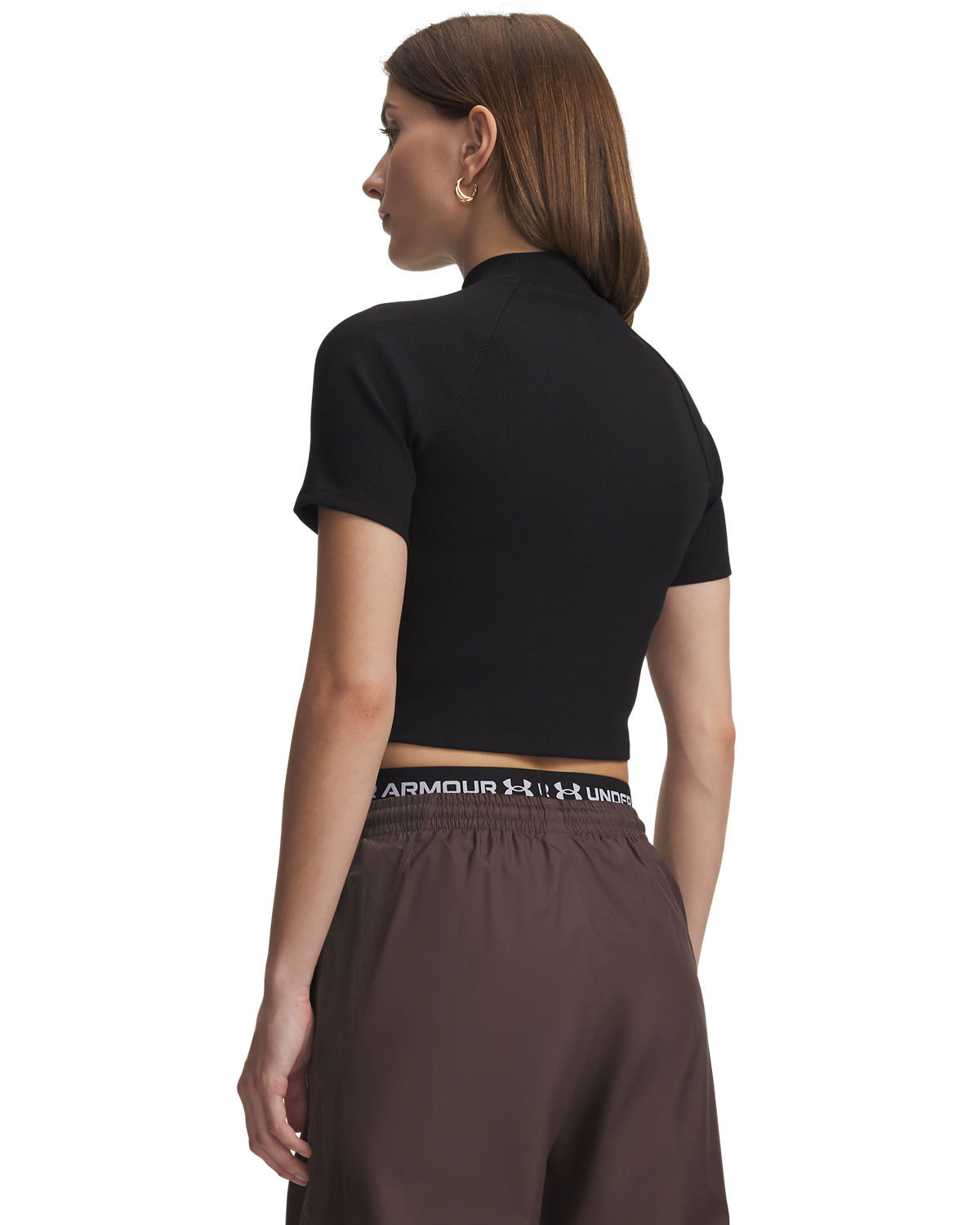 Women's UA Rival Rib Mock Short-Sleeve Tee