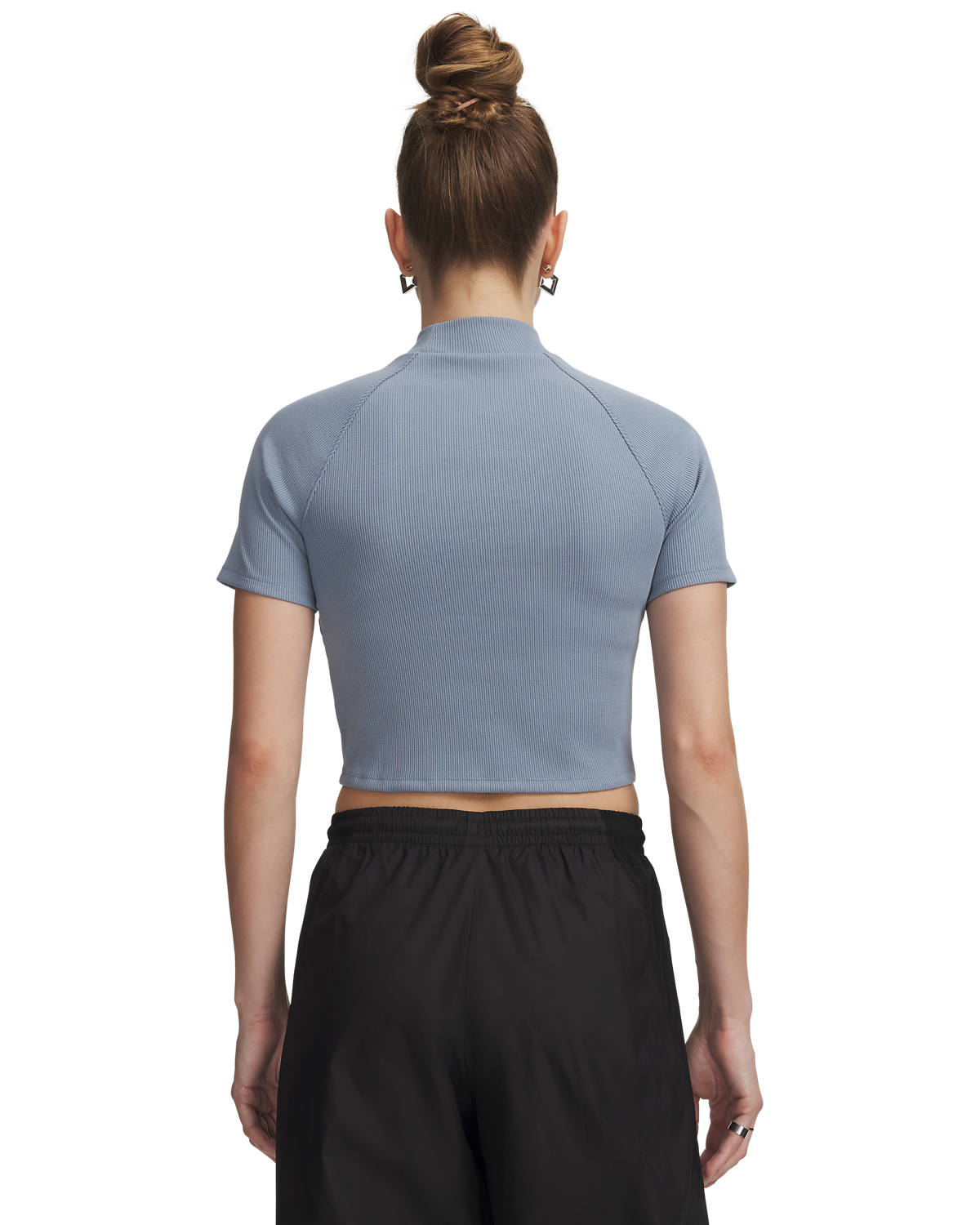 Women's UA Rival Rib Mock Short-Sleeve Tee