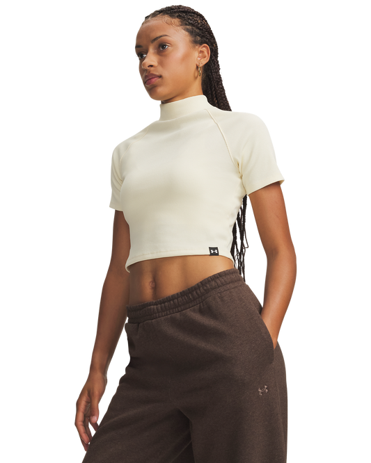 Women's UA Rival Rib Mock Short-Sleeve Tee