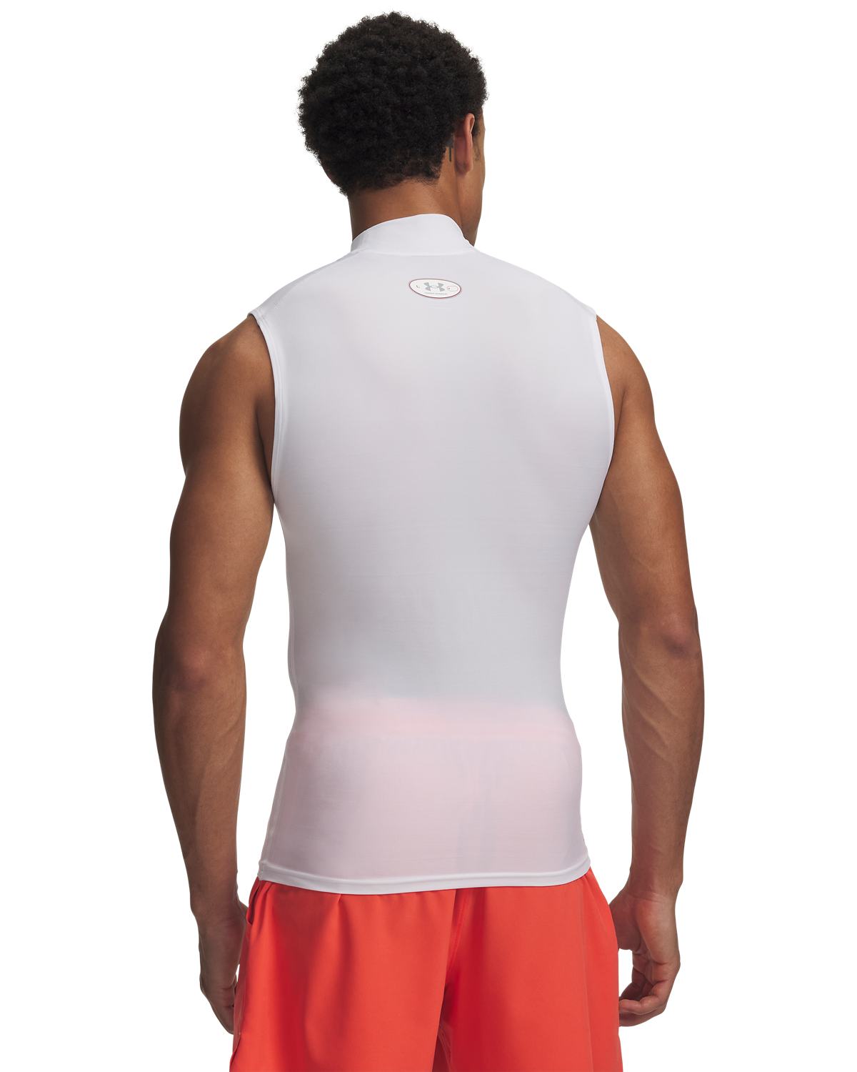 Men's UA HG Elite Short-Sleeveless Mock Neck Top