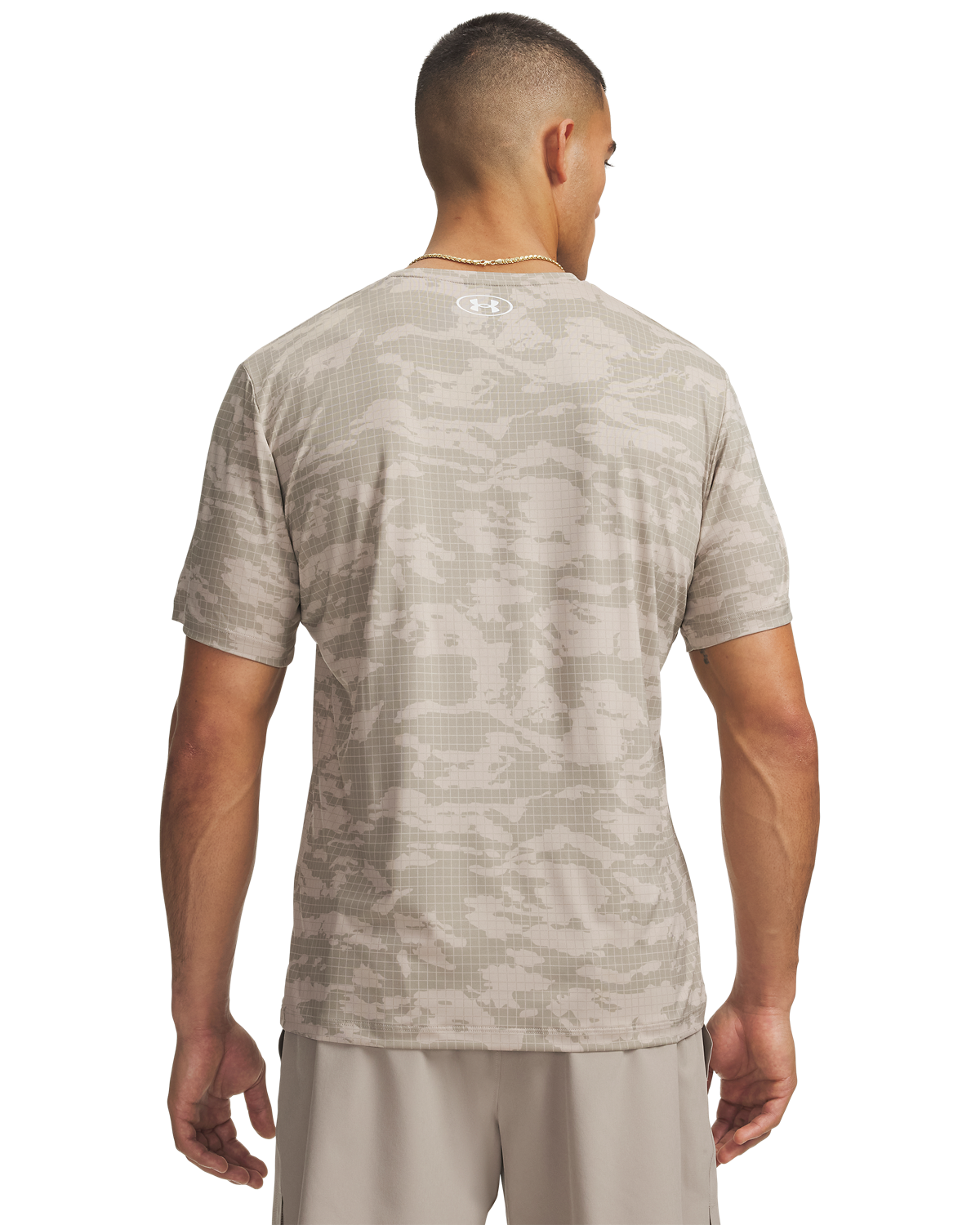Men's UA HG Printed Short-Sleeve
