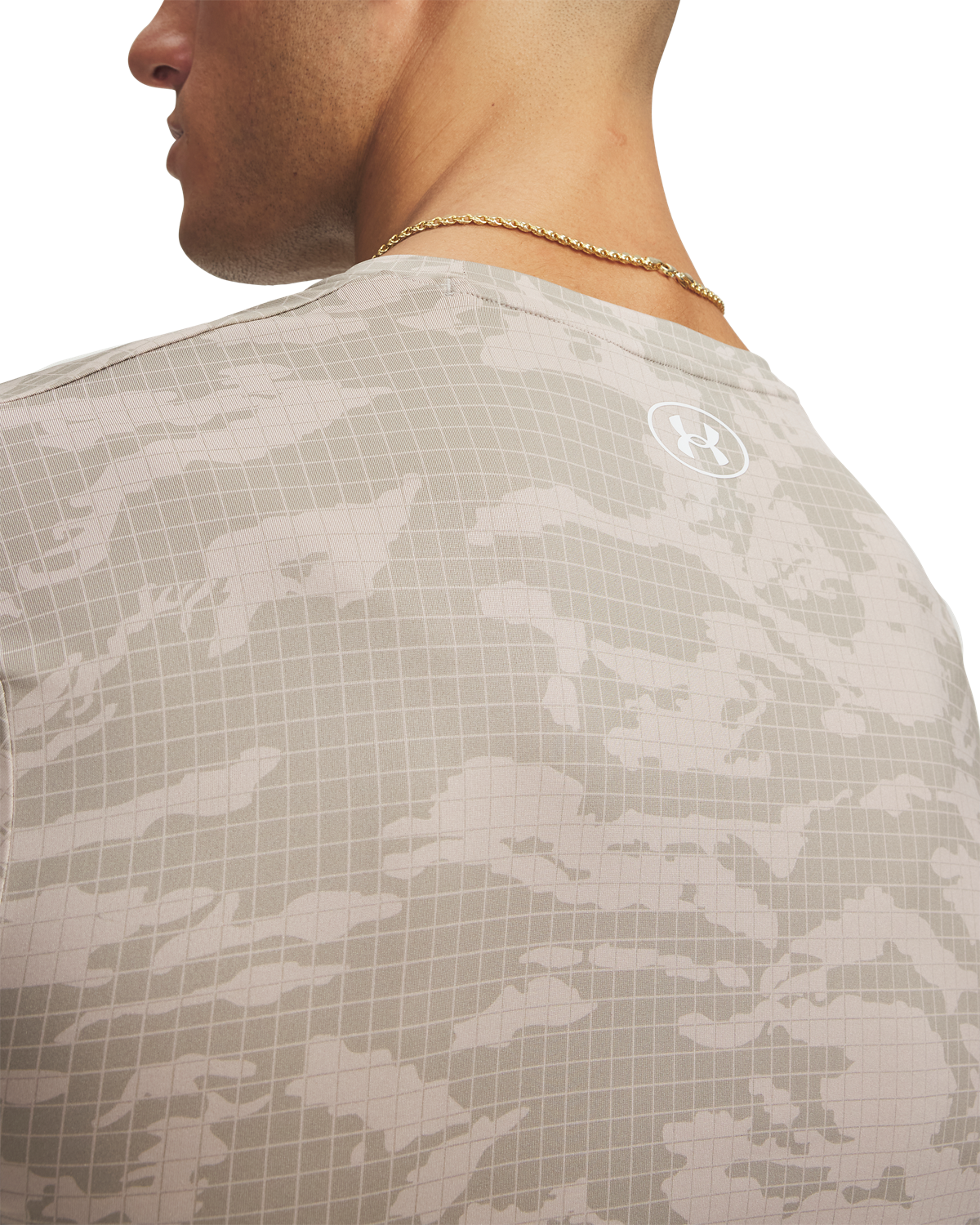 Men's UA HG Printed Short-Sleeve